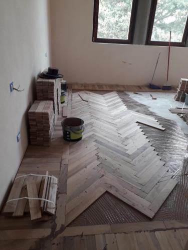 parquet rovere incastro 